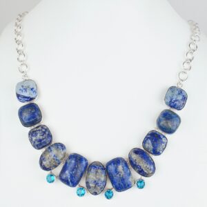 lapis, stone, necklace